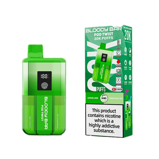 Bloody Bar Pod Twist 20K Box Of 5 – Smooth & Long-Lasting Vape - HayatiProultraPlus25000