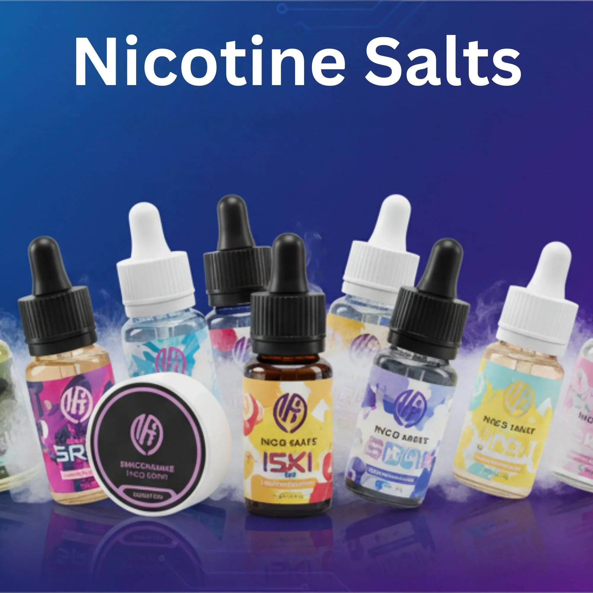 Nicotine salt e-liquids for smooth, fast nicotine delivery