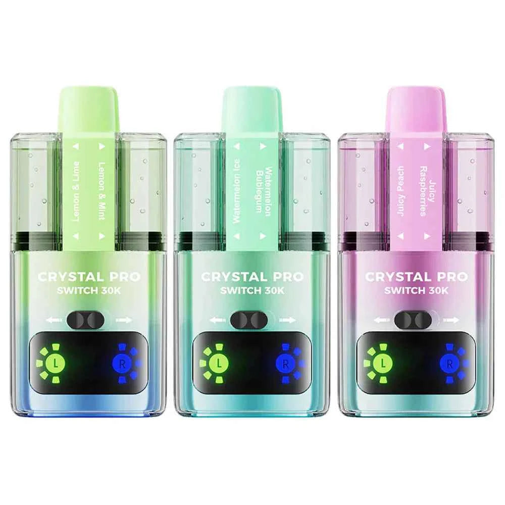 Buy Crystal Pro Switch 30K Puffs Prefilled Vape Kit box of 5 Buy Crystal Pro Switch 30K Puffs Prefilled Vape Kit box of 5