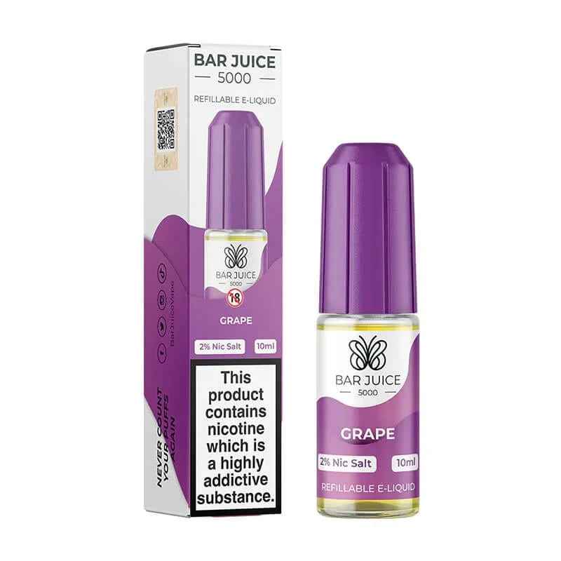 Bar Juice 5000 10ml Nic Salts E-liquids - Box of 10