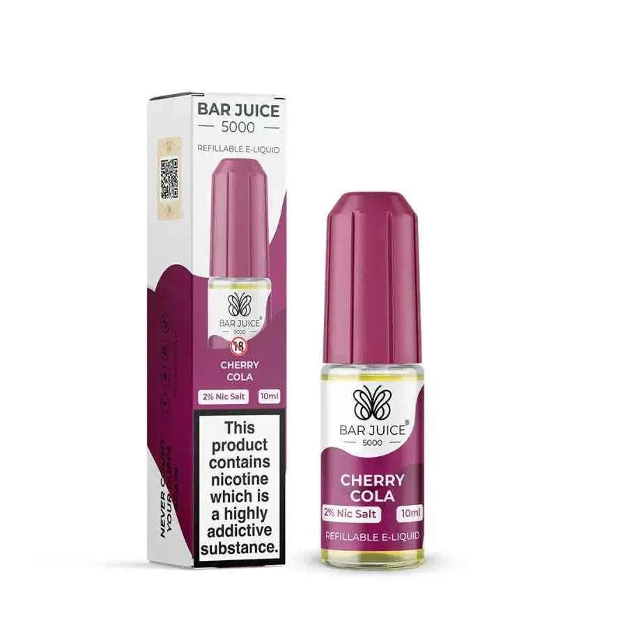Bar Juice 5000 10ml Nic Salts E-liquids - Box of 10