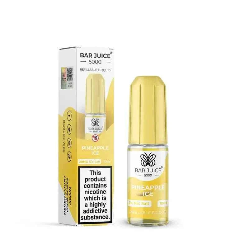 Bar Juice 5000 10ml Nic Salts E-liquids - Box of 10
