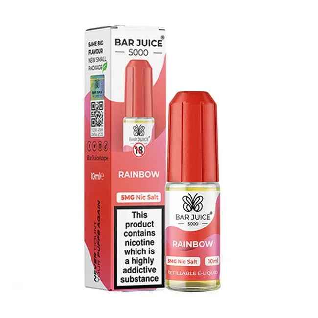 Bar Juice 5000 10ml Nic Salts E-liquids - Box of 10