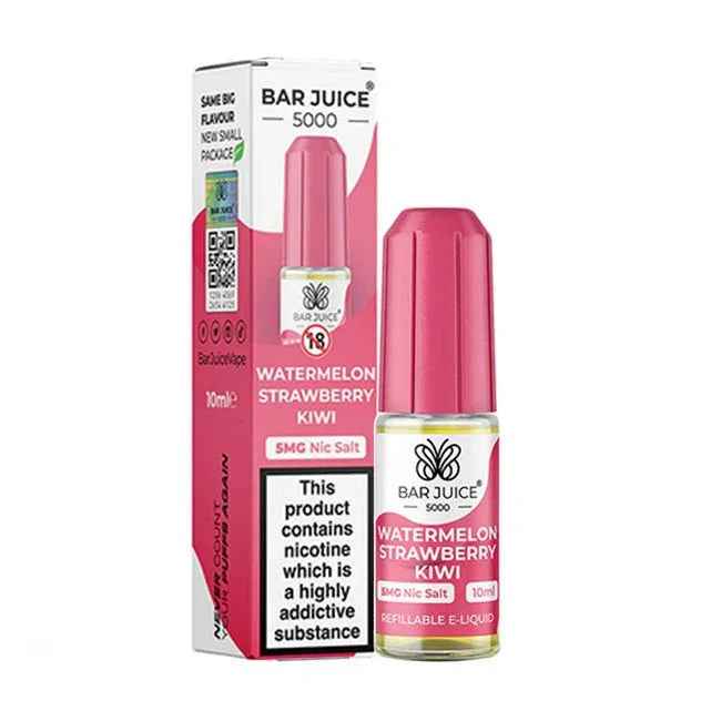 Bar Juice 5000 10ml Nic Salts E-liquids - Box of 10