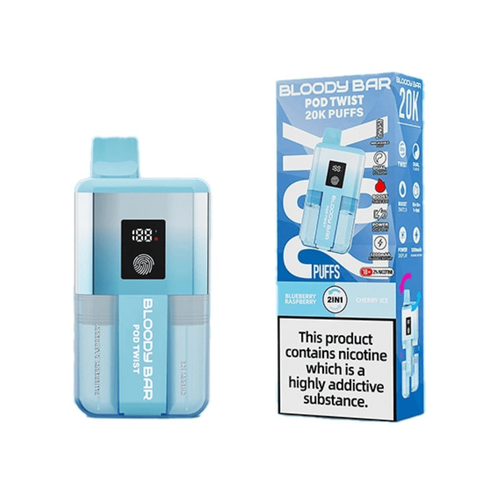 Bloody Bar Pod Twist 20K Box Of 5 – Smooth & Long-Lasting Vape - HayatiProultraPlus25000