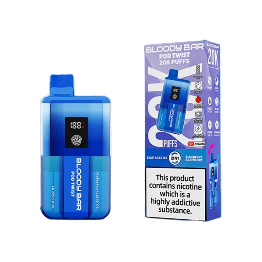 Bloody Bar Pod Twist 20K Box Of 5 – Smooth & Long-Lasting Vape - HayatiProultraPlus25000