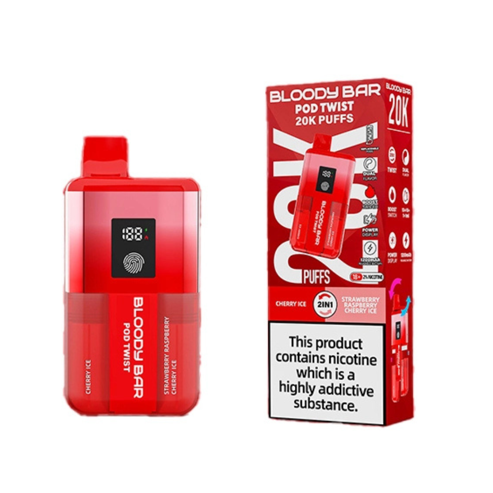 Bloody Bar Pod Twist 20K Box Of 5 – Smooth & Long-Lasting Vape