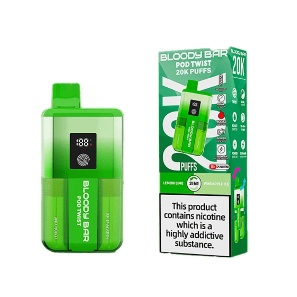 Bloody Bar Pod Twist 20K Box Of 5 – Smooth & Long-Lasting Vape - HayatiProultraPlus25000