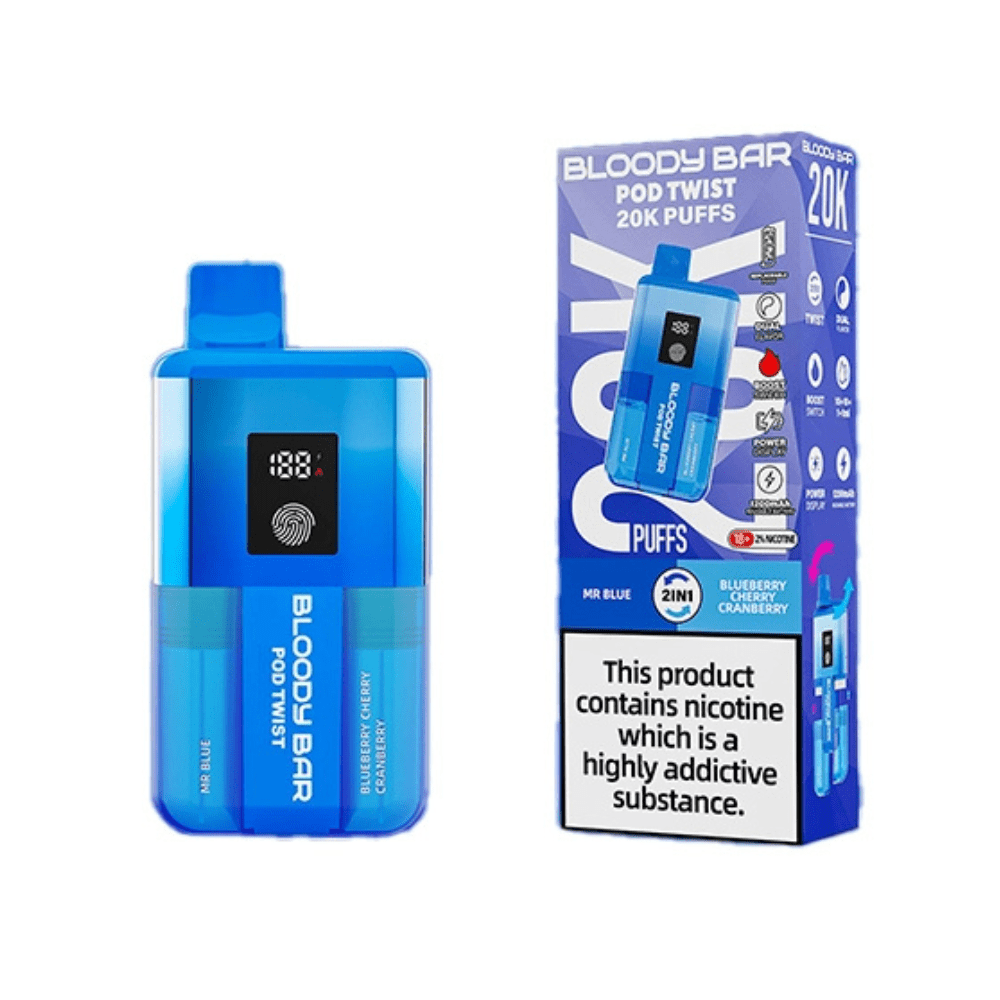 Bloody Bar Pod Twist 20K Box Of 5 – Smooth & Long-Lasting Vape - HayatiProultraPlus25000