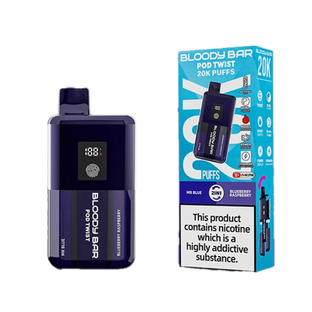 Bloody Bar Pod Twist 20K Box Of 5 – Smooth & Long-Lasting Vape