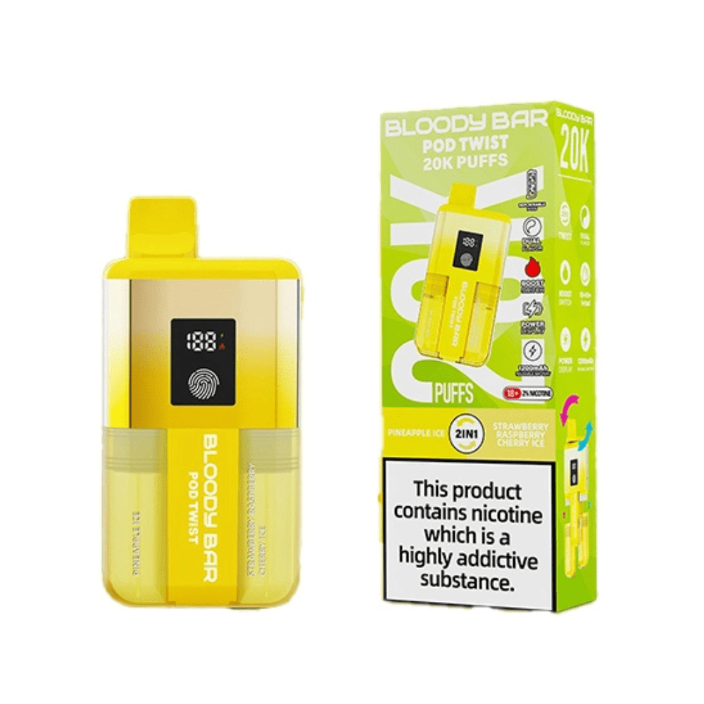 Bloody Bar Pod Twist 20K Box Of 5 – Smooth & Long-Lasting Vape