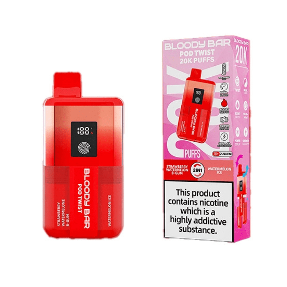 Bloody Bar Pod Twist 20K Box Of 5 – Smooth & Long-Lasting Vape - HayatiProultraPlus25000