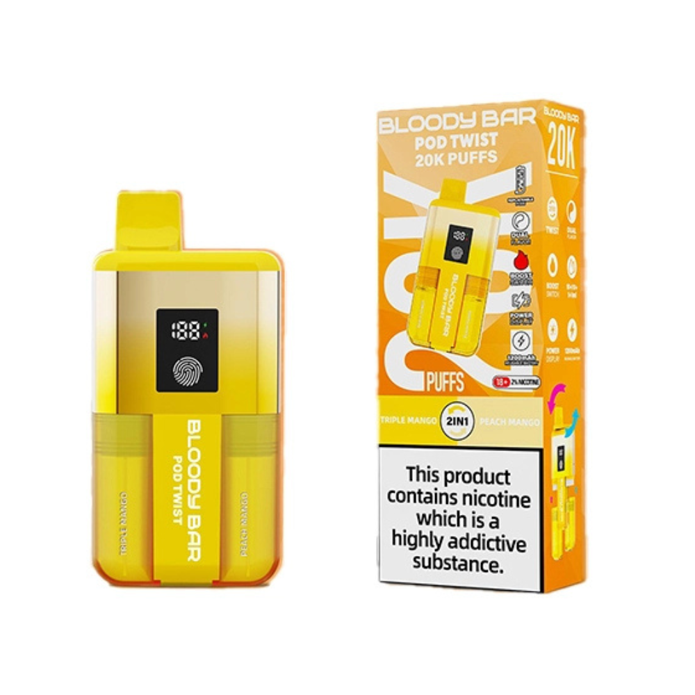 Bloody Bar Pod Twist 20K Box Of 5 – Smooth & Long-Lasting Vape