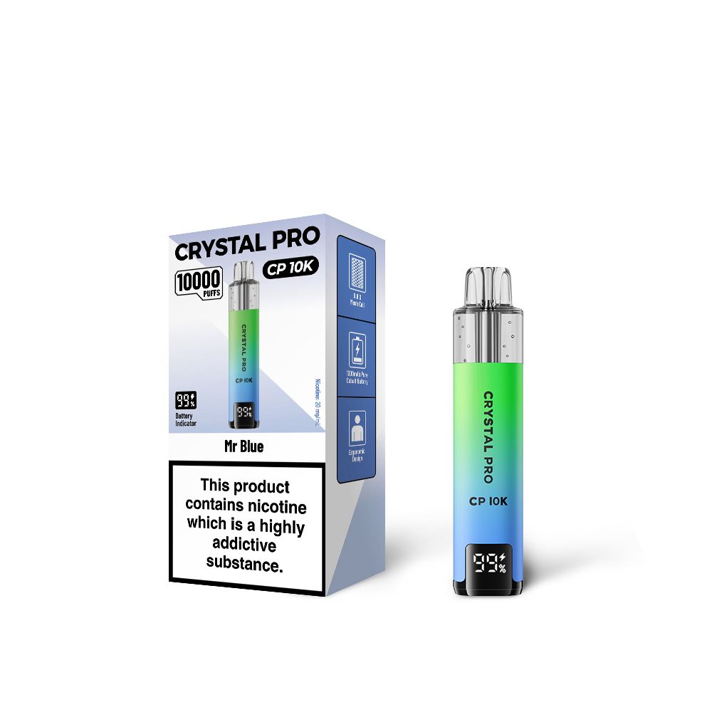 Crystal Pro 10000 (CP10K) Box of 5 Just £30.00 Wholesale Price