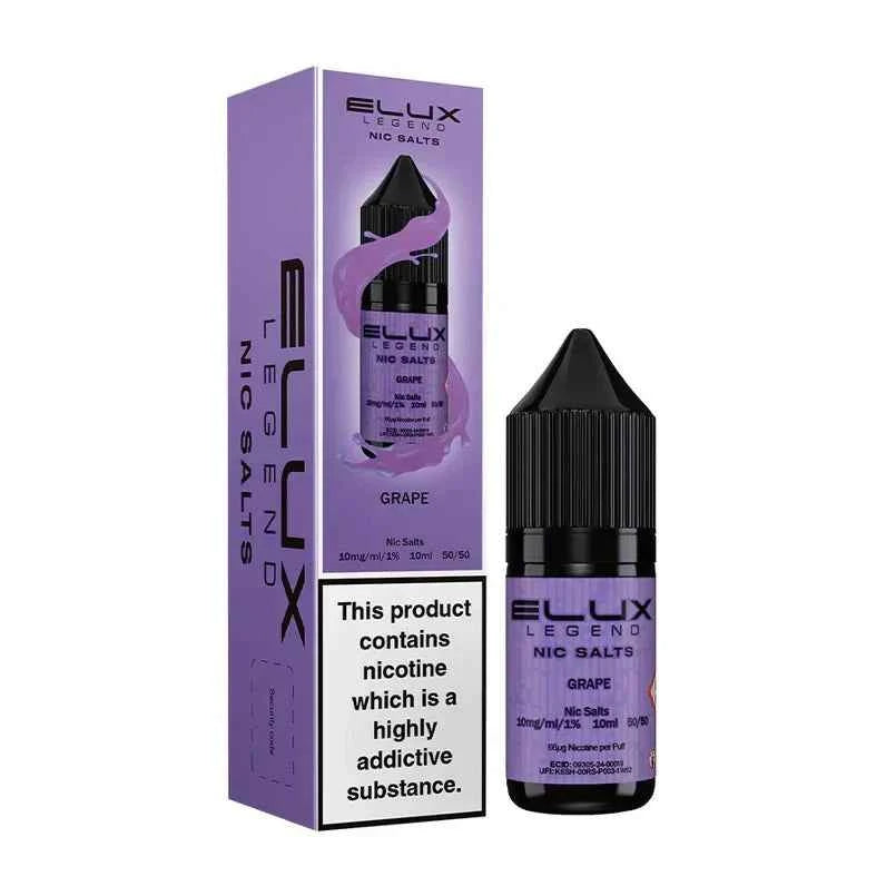 Elux Legend Nic Salts - 10ml E-liquids - Box of 10