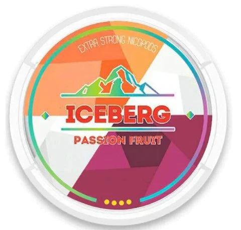 Iceberg Snus 16gr 150mg Pouches - Pack of 10 - Passionfruit - vapeukwholesale