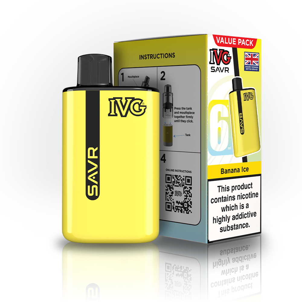 IVG SAVR 3000 Box Of 5 – Powerful Prefilled Pod Kit - HayatiProultraPlus25000