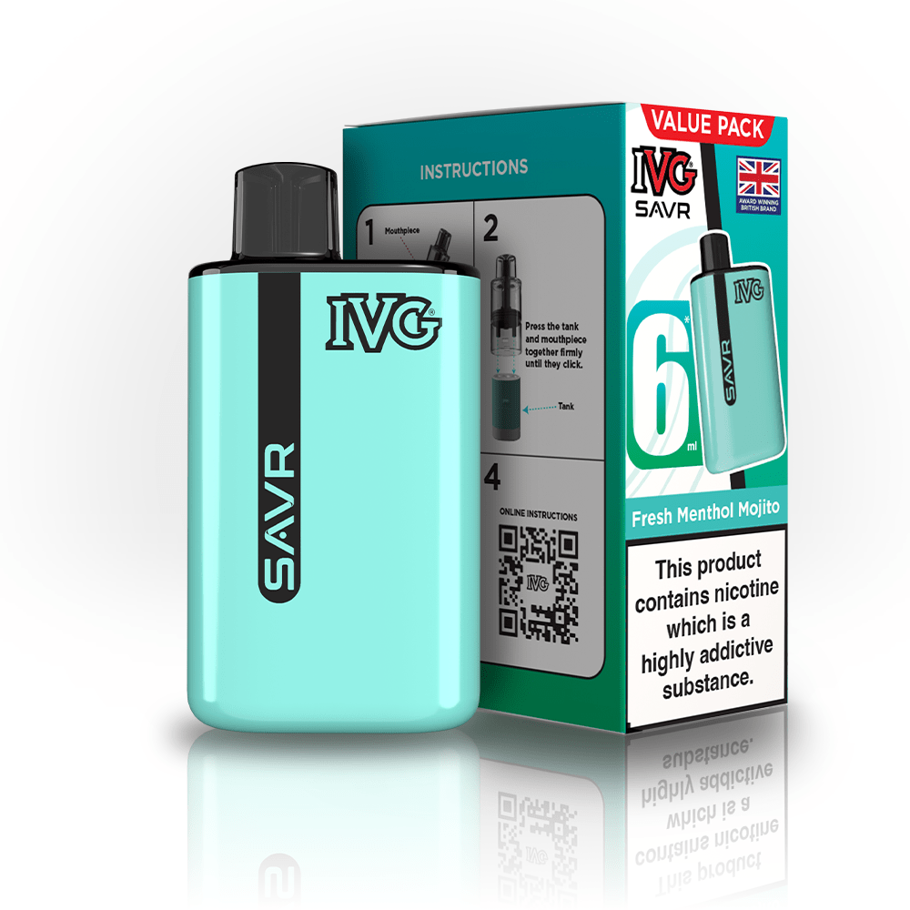 IVG SAVR 3000 Box Of 5 – Powerful Prefilled Pod Kit