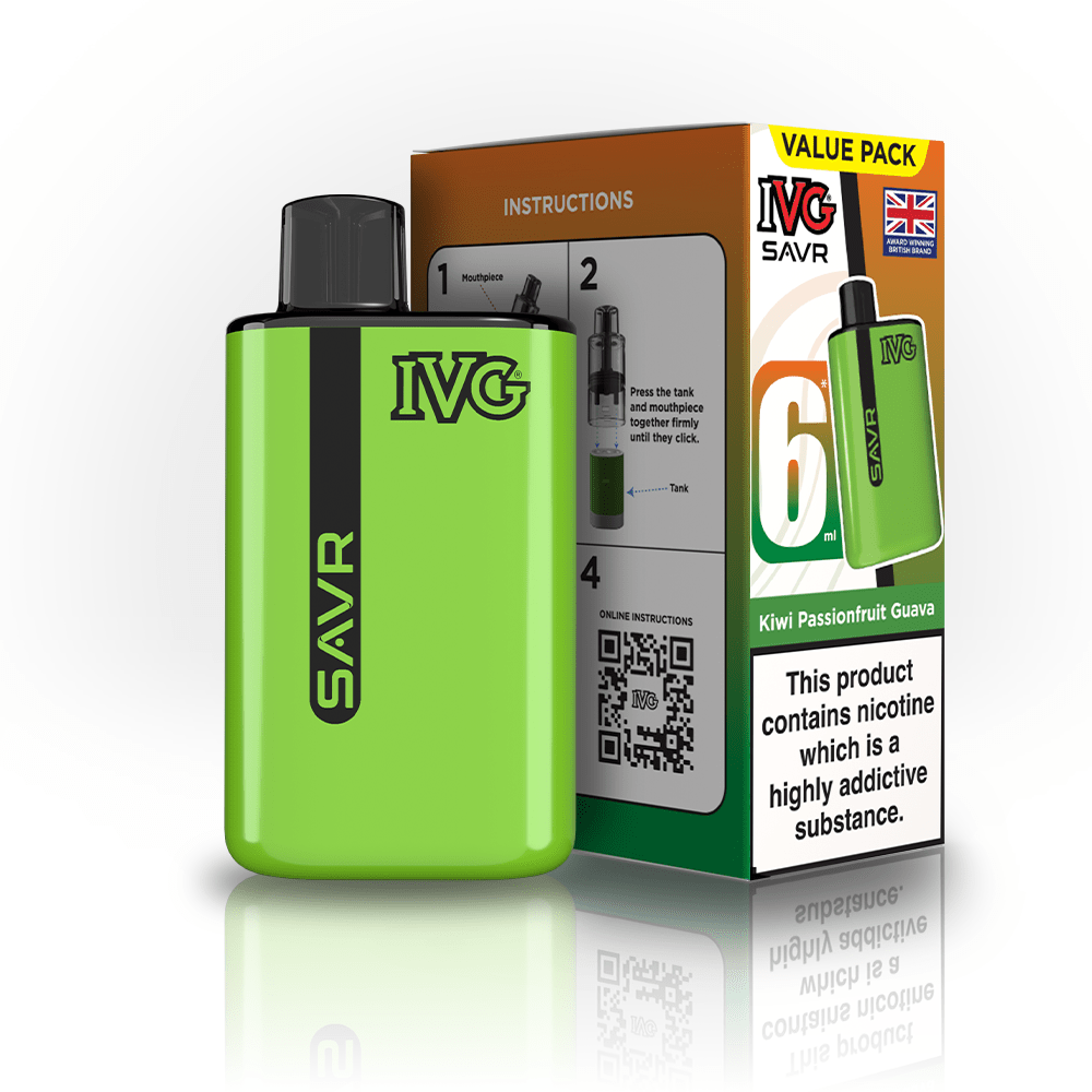 IVG SAVR 3000 Box Of 5 – Powerful Prefilled Pod Kit
