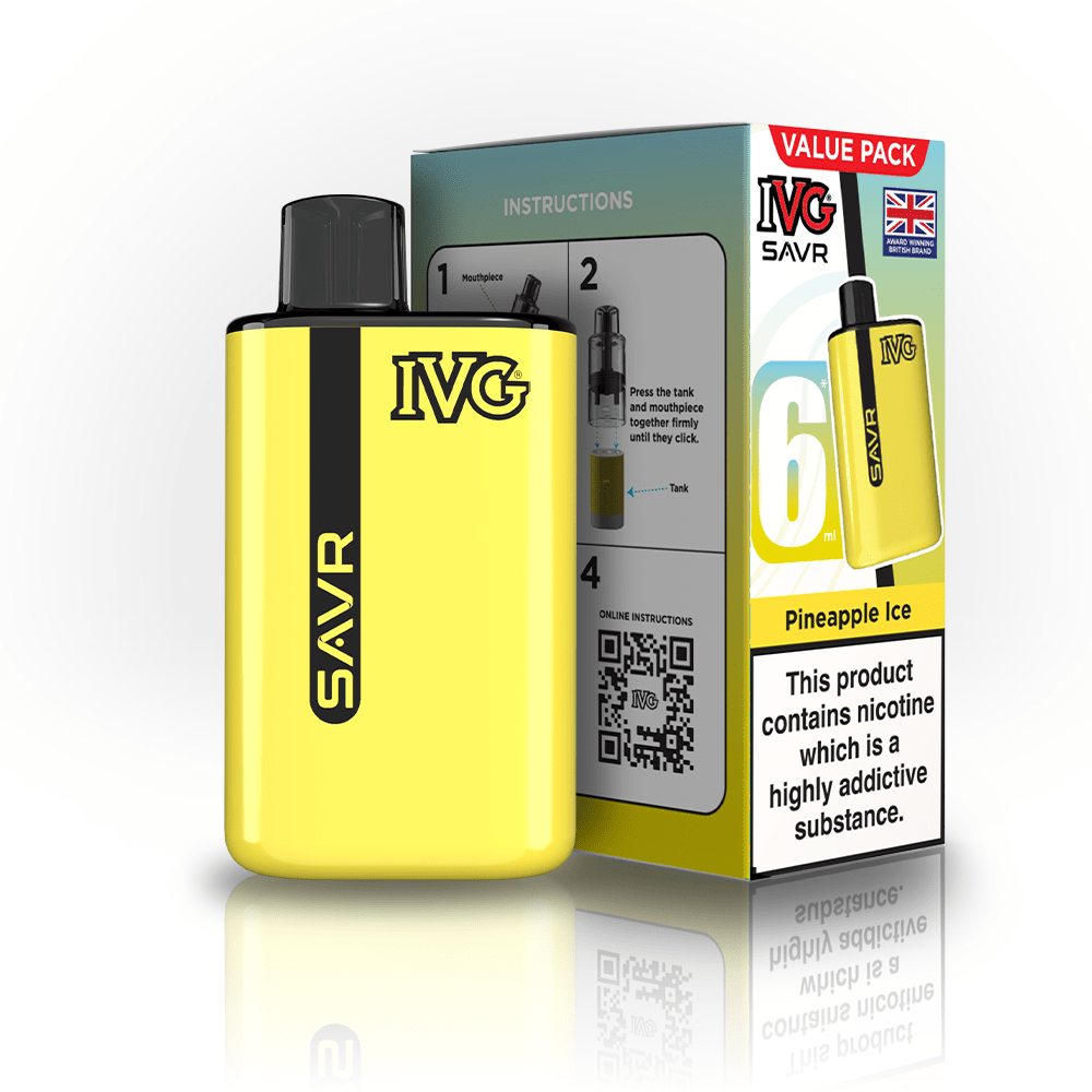 IVG SAVR 3000 Box Of 5 – Powerful Prefilled Pod Kit - HayatiProultraPlus25000