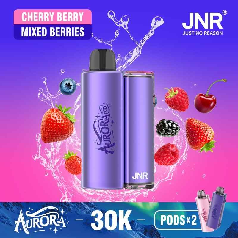 JNR Aurora 30K Prefilled Pod Kit – Box of 5