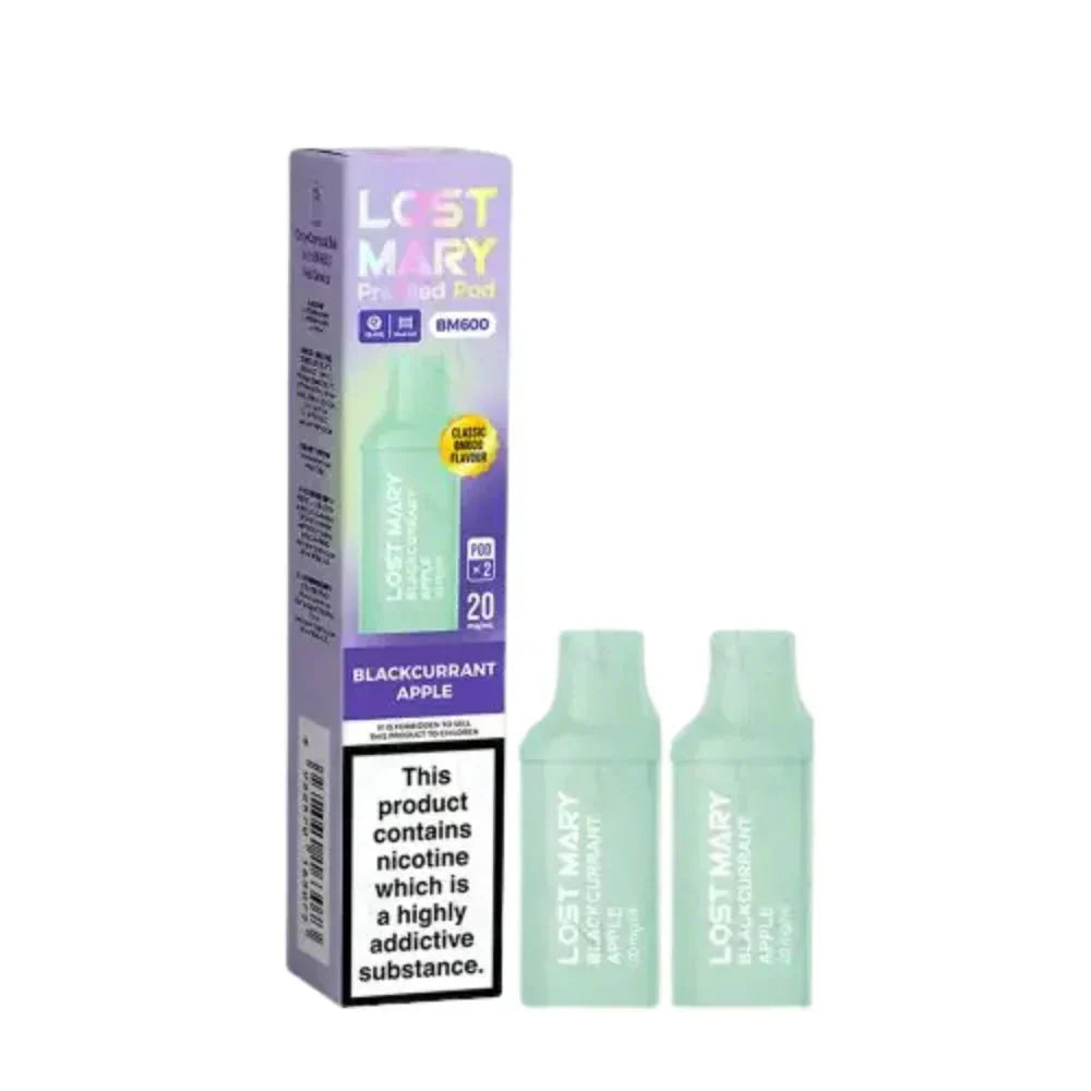 Lost Mary BM600 – Box of 10 PreFilled Vape Pods Pack