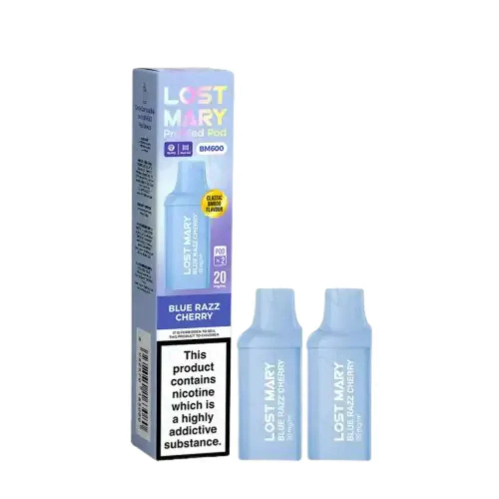 Lost Mary BM600 – Box of 10 PreFilled Vape Pods Pack