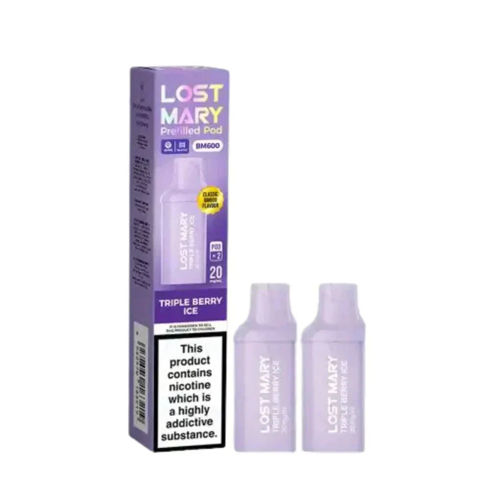 Lost Mary BM600 – Box of 10 PreFilled Vape Pods Pack