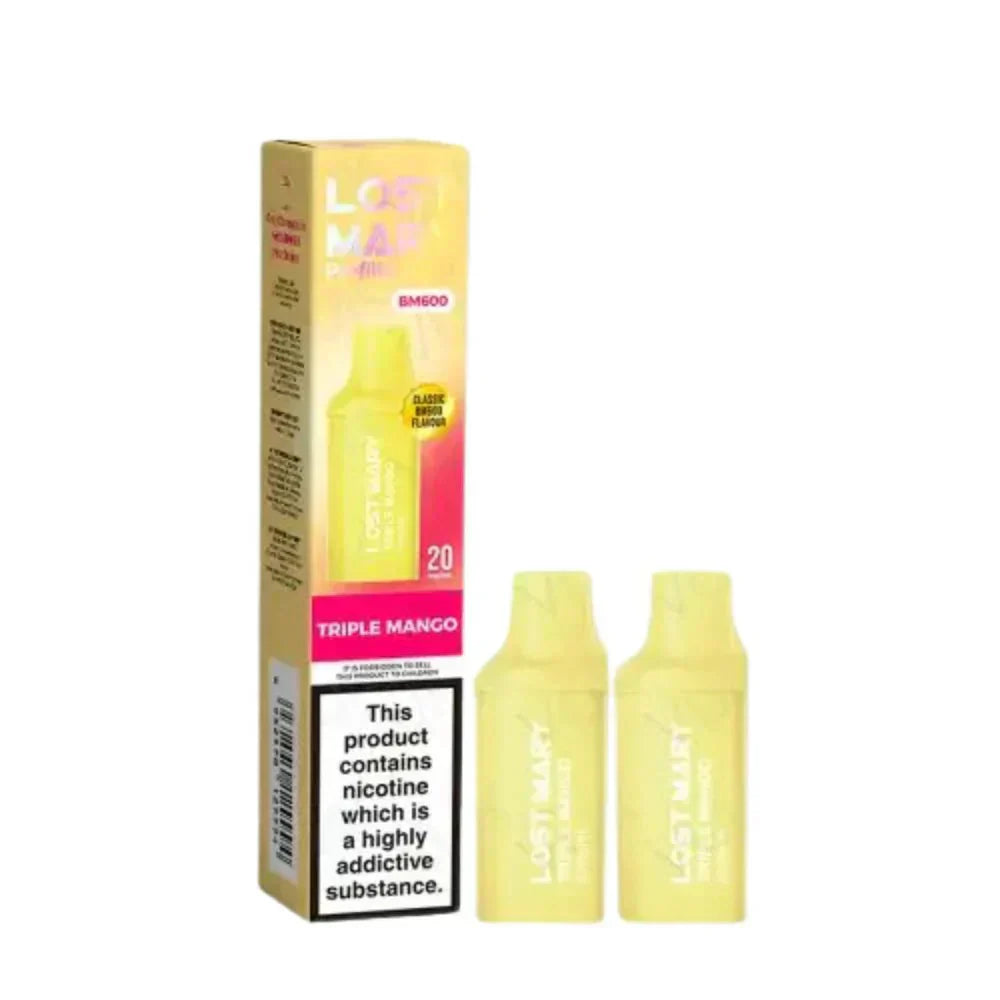 Lost Mary BM600 – Box of 10 PreFilled Vape Pods Pack