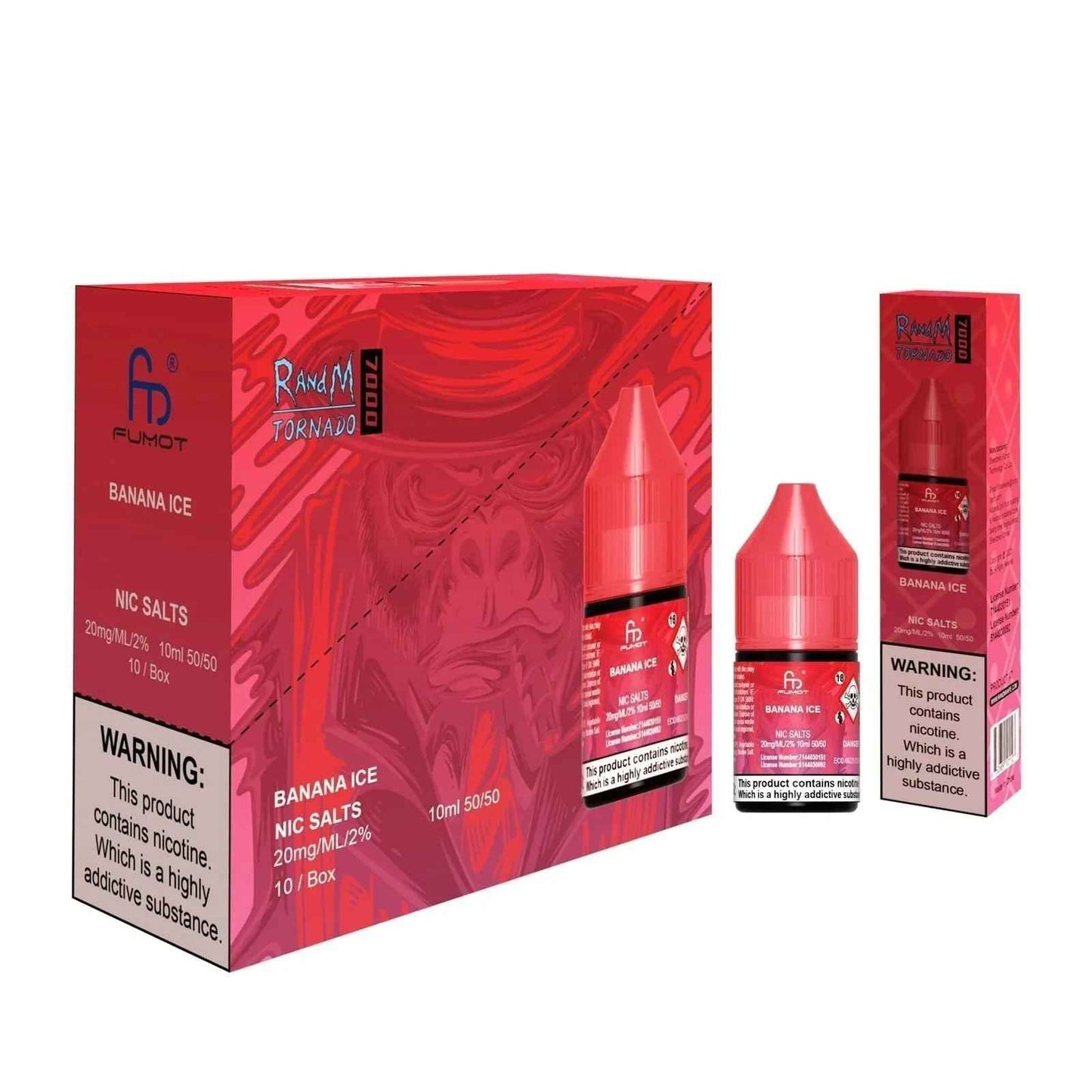 R and M 7000 Nic Salt 10ml - Box of 10
