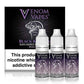 Venom Vapes 50/50 10ML  (Pack of 10)